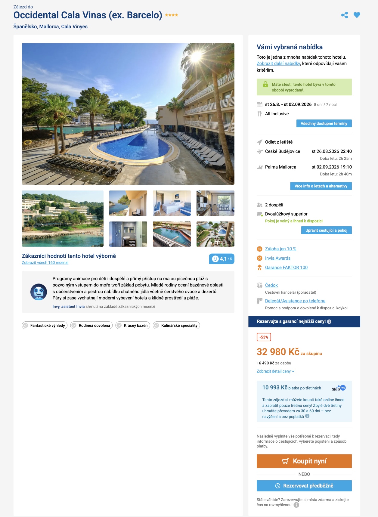 Nabídka Invia – Occidental Cala Vinas Ex Barcelo Image 23.08.2026 at 21.26.jpeg