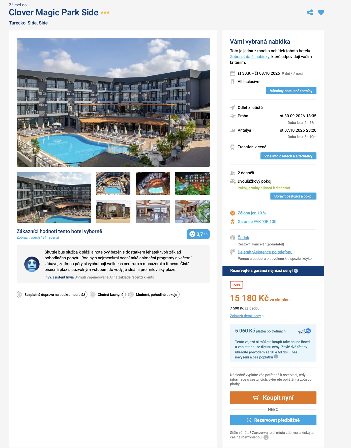 Nabídka Invia – Hotel Clover Magic Park Image 29.09.2026 at 18.00.jpeg