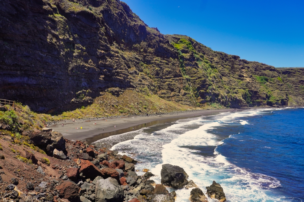 Nogales Beach. Puntallana. Island of La Palma Nogales Beach. Puntallana. Island of La Palma