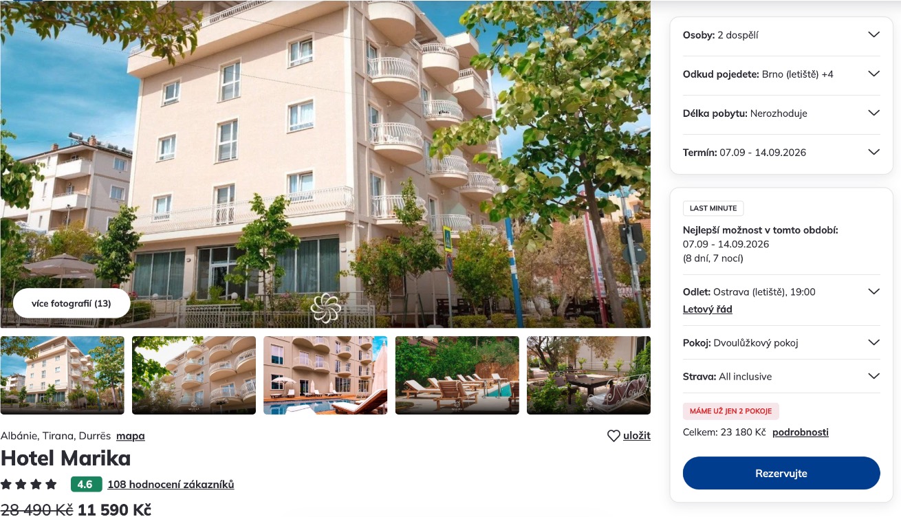 Zájezd Albánie Čedo Zájezd Albánie Čedok.png