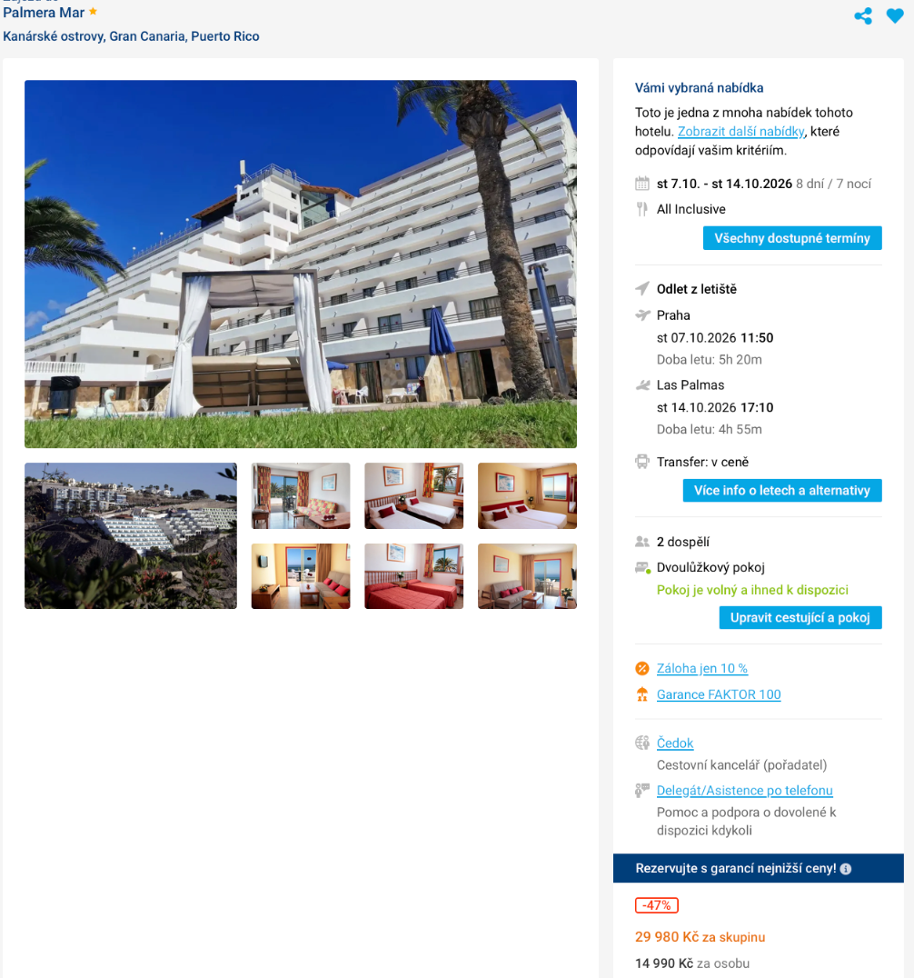 Zájezd Gran Canaria Invia Zájezd Gran Canaria Invia.png