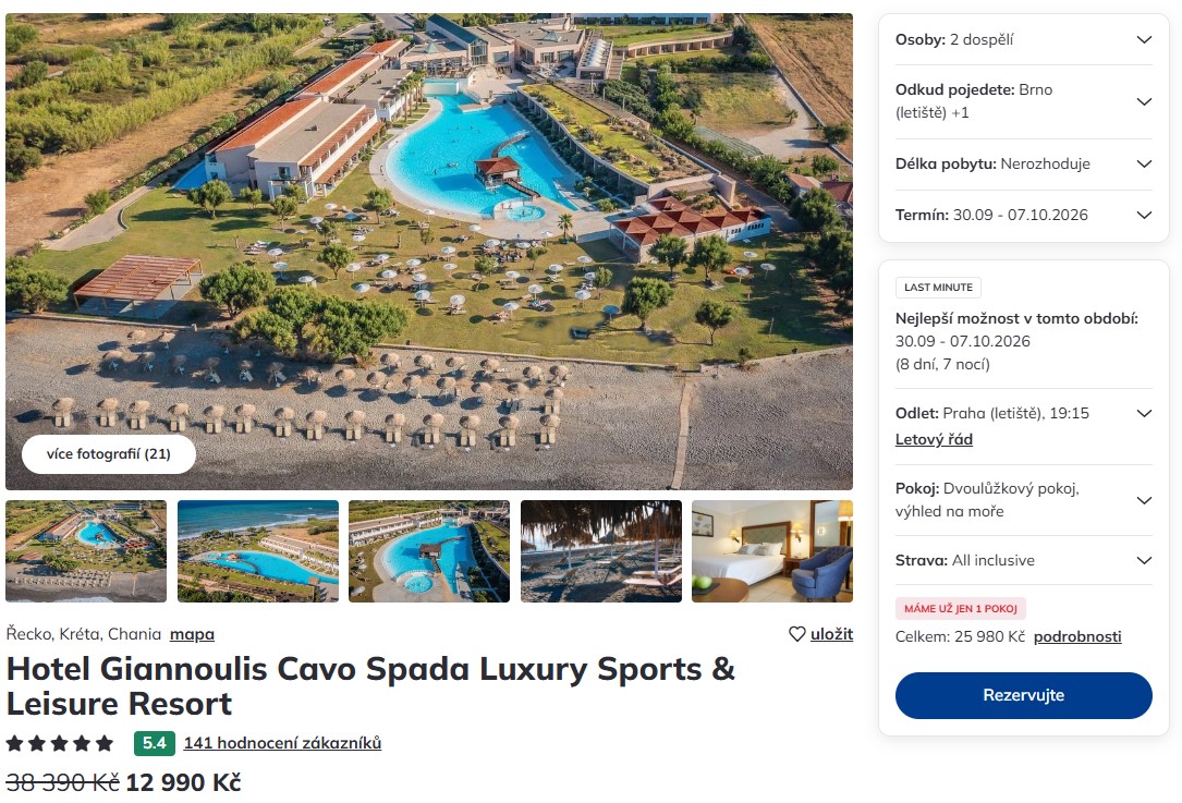 Nabídka Čedok – Hotel Giannoulis Cavo Spada Luxury Sports & Leisure Resort zájezd kréta.jpg