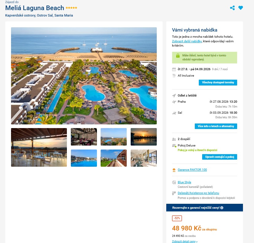 Nabídka Invia – Melia Laguna Beach zájezd na kapverdy.jpg