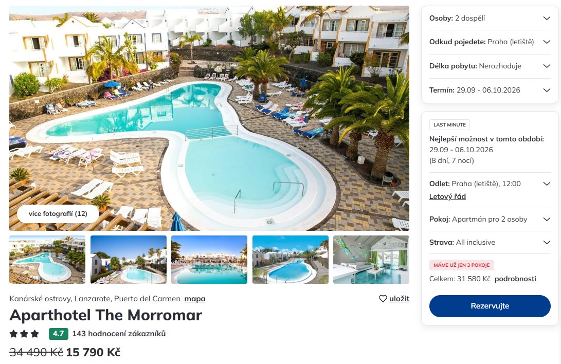 Nabídka Čedok – Aparthotel The Morromar zájezd na lanzarote.jpg