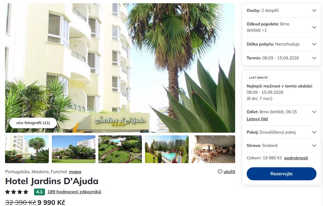 Nabídka Čedok – Jardins d´Ajuda zájezd na madeiru.jpg