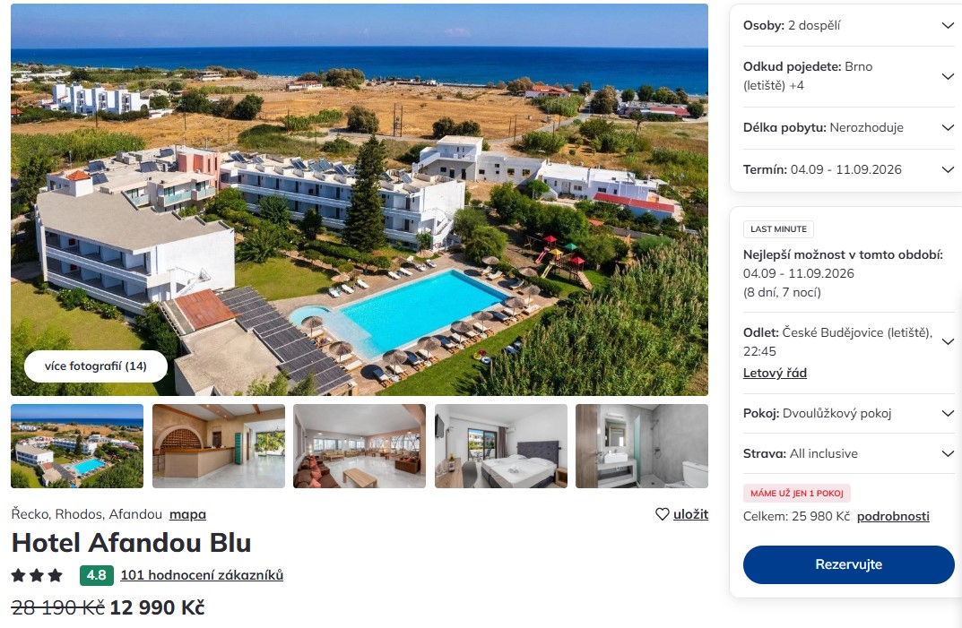 Nabídka Čedok – Afandou Blu Ex Aelia Resort zájezd na rhodos.jpg