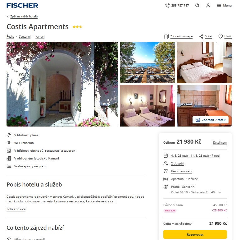 Nabídka Fischer – Costis Apartments zájezd na santorini.jpg