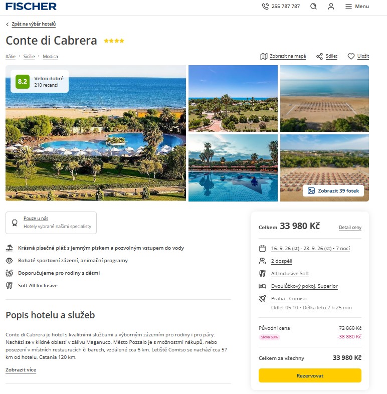 Nabídka Fischer – Conte Di Cabrera zájezd na sicílii.jpg