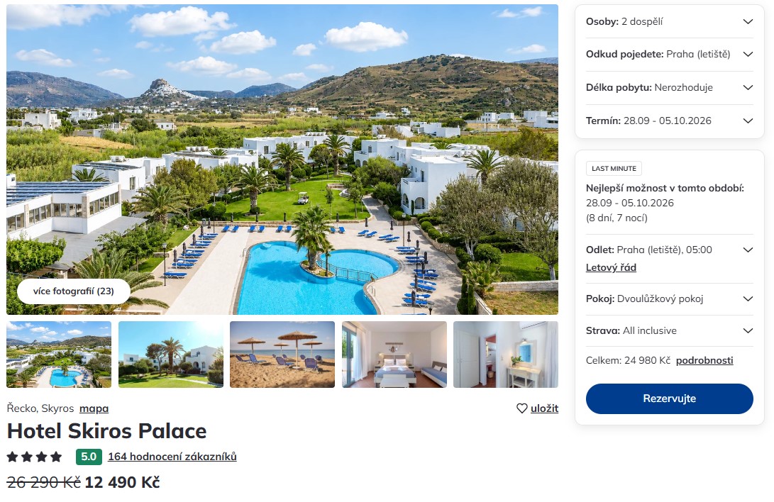 Nabídka Čedok – Skiros Palace zájezd na skyros.jpg