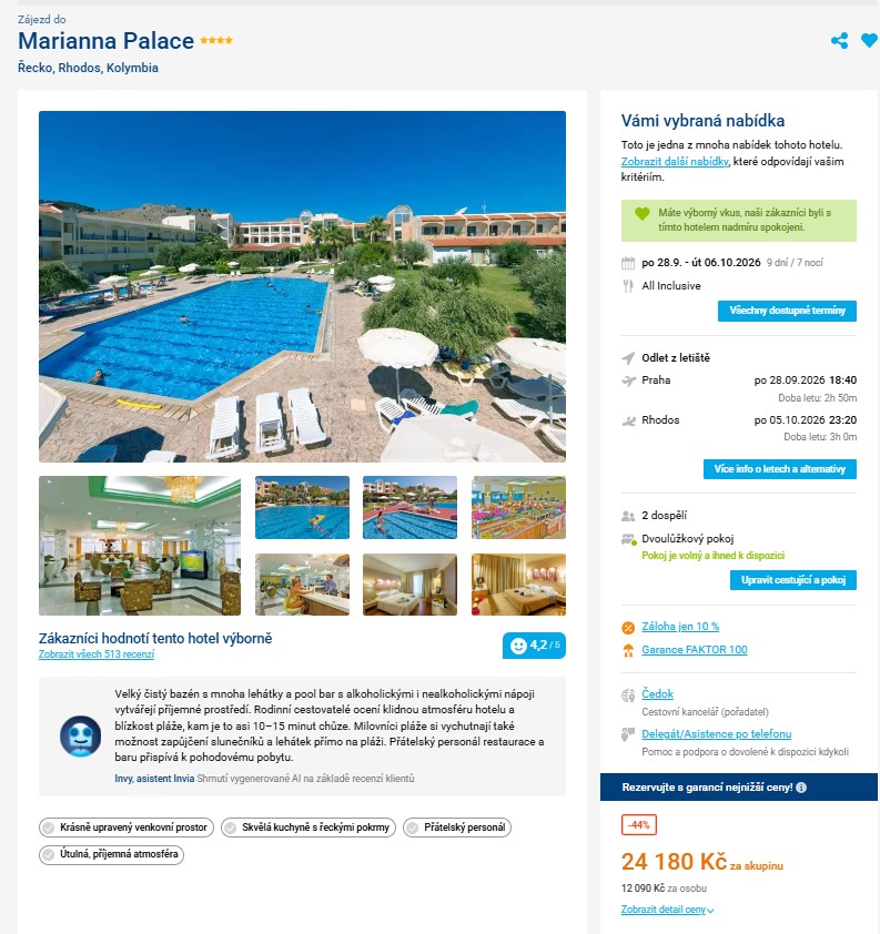 Nabídka Invia – Marianna Palace zájezd rhodos.jpg