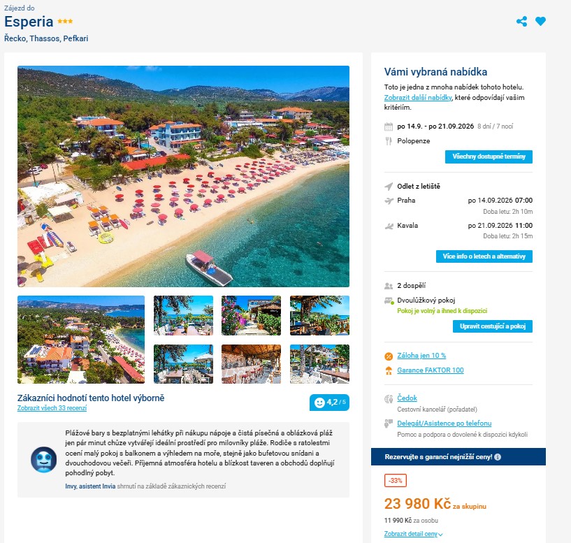 Nabídka Invia – Esperia zájezd thassos.jpg